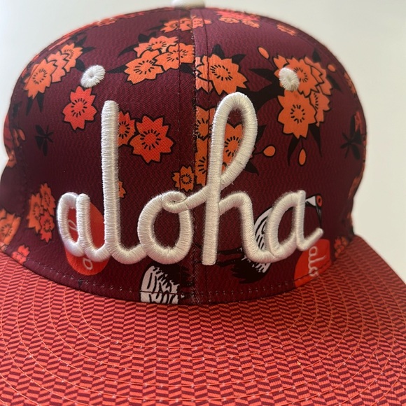 Aloha Army Sakura 5-Panel Snapback Hat - Picture 1 of 8